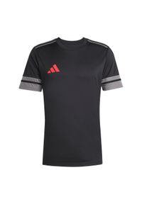 Adidas - Koszulka męska adidas Squadra 25. Kolor: czarny, szary, wielokolorowy. Materiał: poliester. Sport: piłka nożna