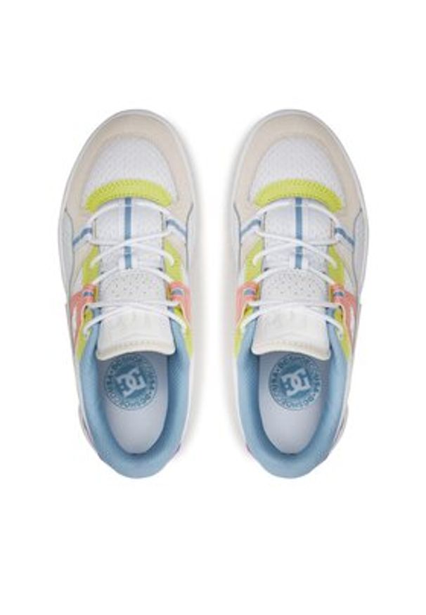DC Sneakersy Construct ADJS100172 Biały. Kolor: biały. Materiał: skóra
