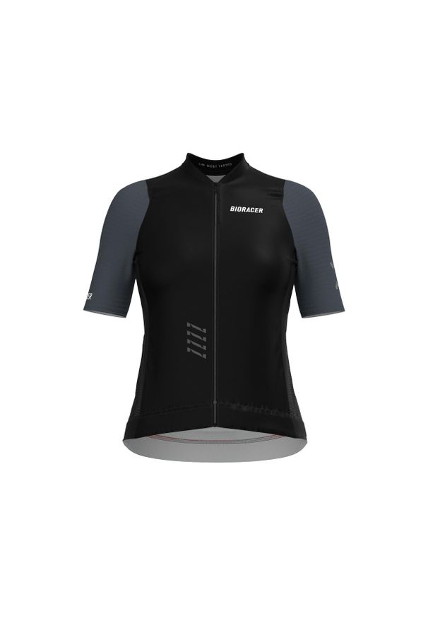 BIORACER - Damski jersey Bioracer Icon. Kolor: czarny. Materiał: jersey. Sport: kolarstwo