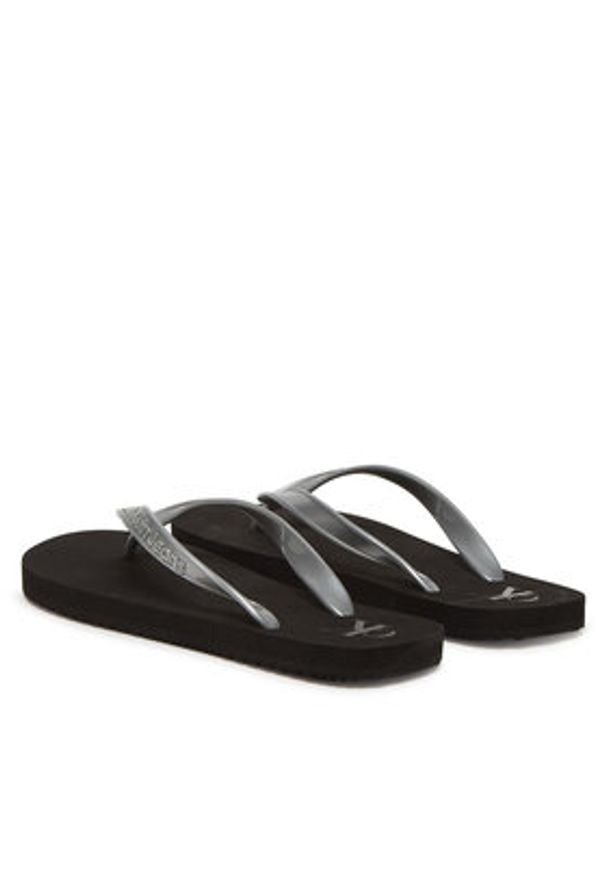 Calvin Klein Jeans Japonki Beach Sandal Monologo Tpu YW0YW01719 Srebrny. Kolor: srebrny