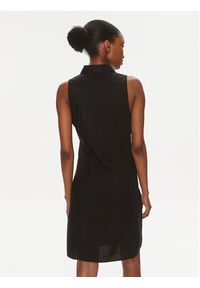 Calvin Klein Jeans Sukienka koszulowa J20J223057 Czarny Regular Fit. Kolor: czarny. Materiał: bawełna. Typ sukienki: koszulowe