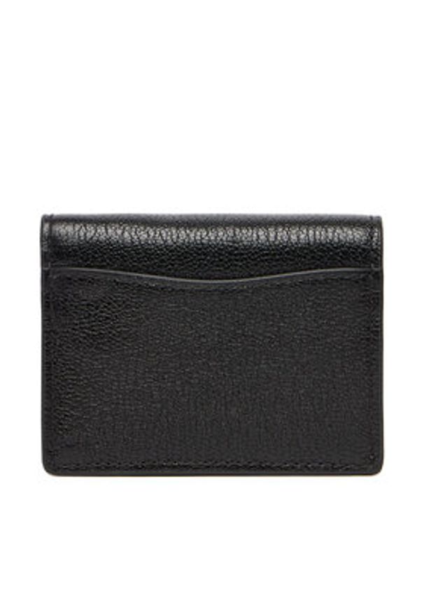 MICHAEL Michael Kors Mały Portfel Damski 32F5GNXD1L Czarny. Kolor: czarny. Materiał: skóra