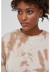 Answear Lab Bluza bawełniana damska kolor beżowy wzorzysta. Kolor: beżowy. Materiał: bawełna. Styl: wakacyjny #3