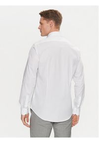 Calvin Klein Koszula Poplin Stretch Regular Shirt K10K109509 Biały Slim Fit. Kolor: biały. Materiał: bawełna #3