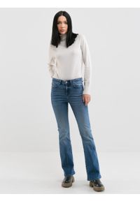 Big-Star - Spodnie jeans damskie z rozszerzaną nogawką Clara Flare 302. Stan: podwyższony. Kolor: niebieski. Styl: retro, klasyczny #3