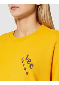 Lee - LEE ELONGATED SWS DAMSKA BLUZA LOGO GOLDEN YELLOW L53GJSNF