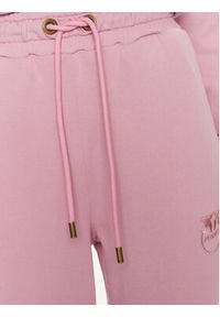 Pinko Spodnie dresowe Carico 100371 A1N7 Różowy Regular Fit. Kolor: różowy. Materiał: bawełna #5