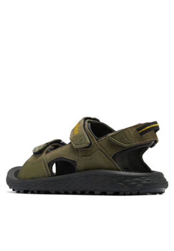 columbia - Columbia Sandały KONOS™ HIKER 3-STRAP 2121571 Zielony. Kolor: zielony. Materiał: materiał