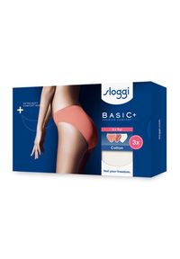 Sloggi Komplet 3 par fig klasycznych Basic 10222391 Różowy. Kolor: różowy. Materiał: bawełna #3