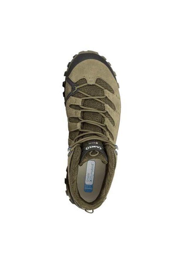 Buty trekkingowe męskie Aku Alterra Lite Mid Gtx. Kolor: wielokolorowy, zielony. Materiał: zamsz, materiał, syntetyk. Szerokość cholewki: normalna