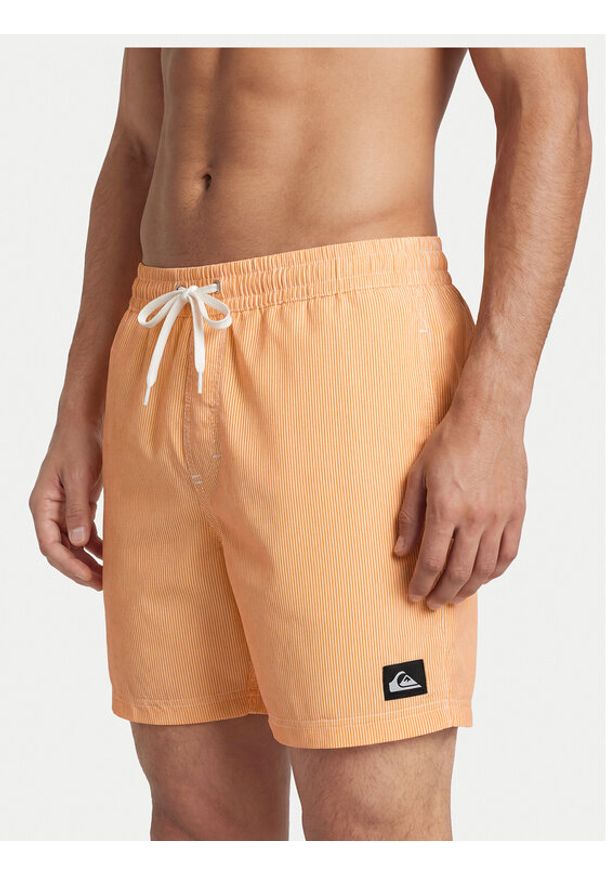 Quiksilver Szorty kąpielowe Everyday Deluxe EQYJV04101 Żółty Regular Fit. Kolor: żółty. Materiał: syntetyk