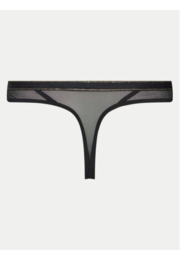 BOSS Stringi Brenda 50520422 Czarny. Kolor: czarny. Materiał: syntetyk