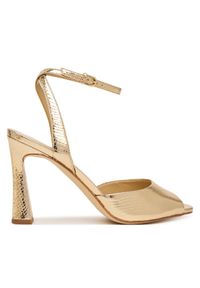 MICHAEL Michael Kors Sandały Rosie High 40S6RSHS1M Złoty. Kolor: złoty. Materiał: materiał, syntetyk #1