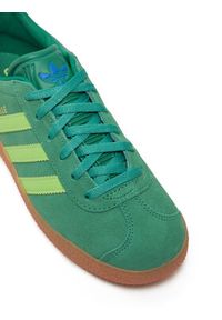 Adidas - adidas Sneakersy Gazelle JP7127 Zielony. Kolor: zielony. Materiał: skóra, zamsz. Model: Adidas Gazelle #3