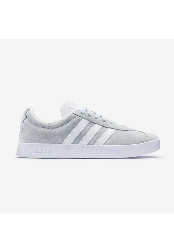 Buty do chodzenia damskie Adidas VL Court 2.0. Okazja: na co dzień. Materiał: kauczuk, guma, zamsz, syntetyk. Szerokość cholewki: normalna. Sport: turystyka piesza