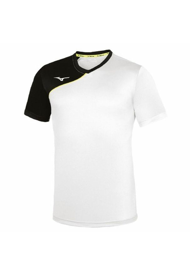 Koszulka Mizuno Team trad shukyu. Kolor: czarny, wielokolorowy, biały. Sport: piłka nożna
