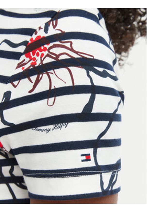 TOMMY HILFIGER - Tommy Hilfiger Sukienka codzienna WW0WW50825 Kolorowy Regular Fit. Okazja: na co dzień. Materiał: bawełna. Wzór: kolorowy. Typ sukienki: proste. Styl: casual
