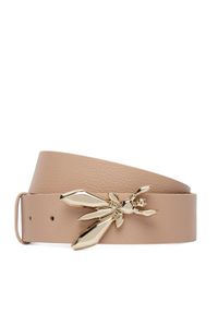 Patrizia Pepe Pasek Damski CW0471/L001-R874 Beżowy. Kolor: beżowy. Materiał: skóra #1