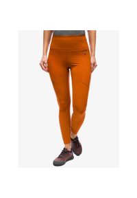 Fjällräven - Legginsy damskie Fjallraven Abisko Tights. Kolor: pomarańczowy