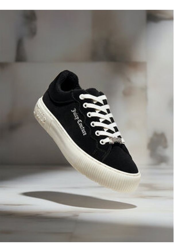 Juicy Couture Sneakersy CEO-VSJU006 Czarny. Kolor: czarny. Materiał: materiał