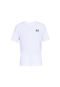 Koszulka Under Armour Sportstyle Left Chest Logo. Kolor: biały, wielokolorowy, czarny #1