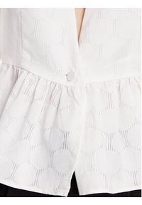 Bruuns Bazaar Bluzka Cuckoo Ingrid BBW3329 Biały Regular Fit. Kolor: biały. Materiał: wiskoza #2