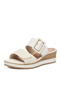 Remonte Klapki CEO-D6463-80 Écru. Materiał: skóra, syntetyk #2