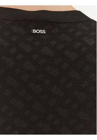 BOSS - Boss Sweter Furkina 50493923 Czarny Regular Fit. Kolor: czarny. Materiał: wiskoza