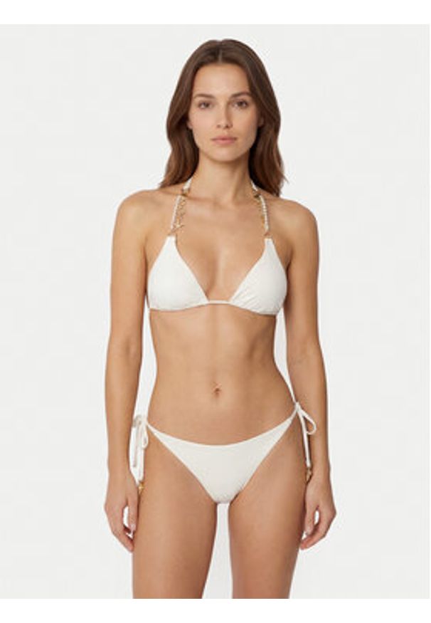 Guess Góra od bikini E6GJ00 KF412 Biały. Kolor: biały. Materiał: syntetyk