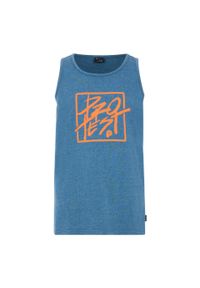 Dziecięcy tank top Protest Jordy. Kolor: niebieski. Długość rękawa: bez rękawów