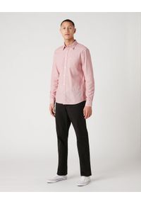 Wrangler - WRANGLER LS 1PKT MĘSKA KOSZULA W PASKI DŁUGI RĘKAW SHIRT RED W5A14MX47 112129958. Długość rękawa: długi rękaw. Długość: długie. Wzór: paski #3