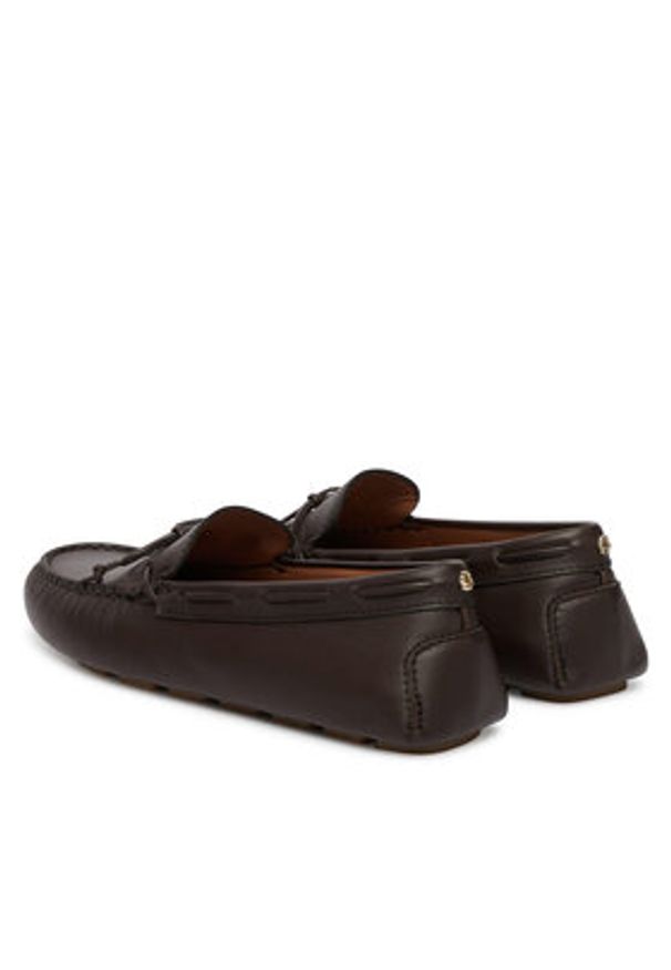 BOSS Mokasyny Roxanne 50548639 Brązowy. Kolor: brązowy. Materiał: skóra