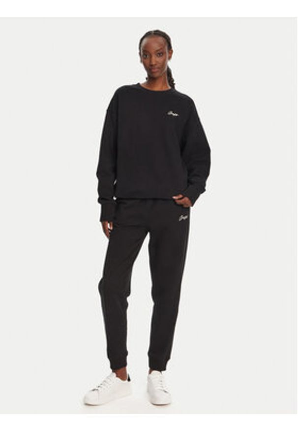 BOSS Bluza 50540266 Czarny Regular Fit. Kolor: czarny. Materiał: bawełna