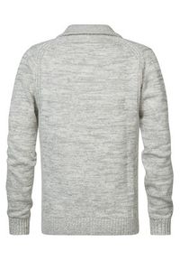 Petrol Industries Sweter M-3030-KWC206 Szary Regular Fit. Kolor: szary. Materiał: bawełna #3