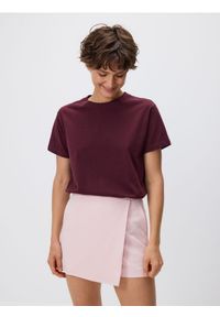 Reserved - Spódnico-szorty z wiskozą - pastelowy róż. Kolor: różowy. Materiał: wiskoza #1