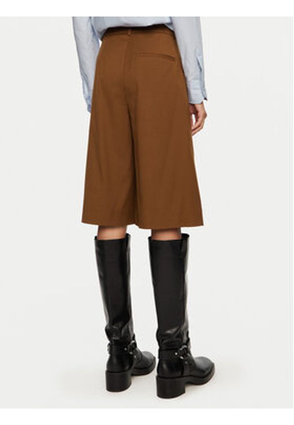 GESTUZ - Gestuz Bermudy Paula 10909173 Brązowy Loose Fit. Kolor: brązowy. Materiał: syntetyk