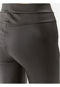 Rinascimento Spodnie skórzane CFC0114911003 Czarny Slim Fit. Kolor: czarny. Materiał: skóra, wiskoza #4