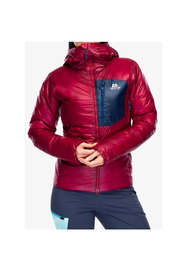MOUNTAIN EQUIPMENT - Kurtka ocieplana damska Mountain Equipment Oreus Hooded Jacket. Kolor: czerwony