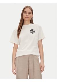Hugo - HUGO T-Shirt Vintage Tee_B_3 50533958 Biały Relaxed Fit. Kolor: biały. Materiał: bawełna. Styl: vintage