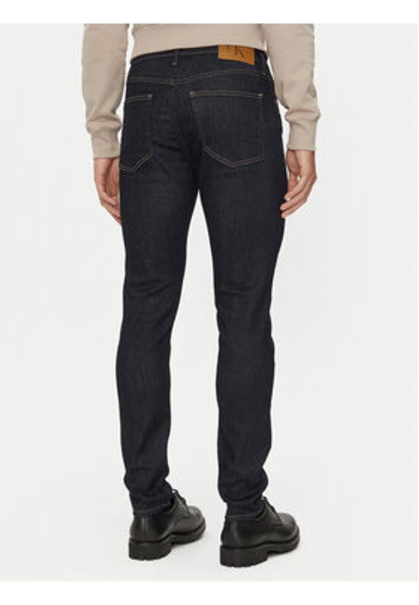 Calvin Klein Jeans Jeansy J30J326078 Granatowy Skinny Fit. Kolor: niebieski