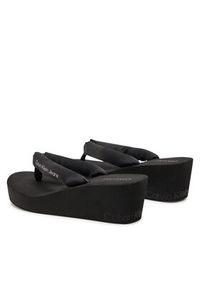 Calvin Klein Jeans Japonki Beach Wedge Sandal Padded Ny YW0YW01397 Czarny. Kolor: czarny #3