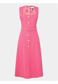 Nissa Sukienka koktajlowa RC14788 Różowy Slim Fit. Kolor: różowy. Materiał: syntetyk. Styl: wizytowy #5