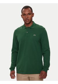 Lacoste Polo L1312 Zielony Classic Fit. Typ kołnierza: polo. Kolor: zielony. Materiał: bawełna #1