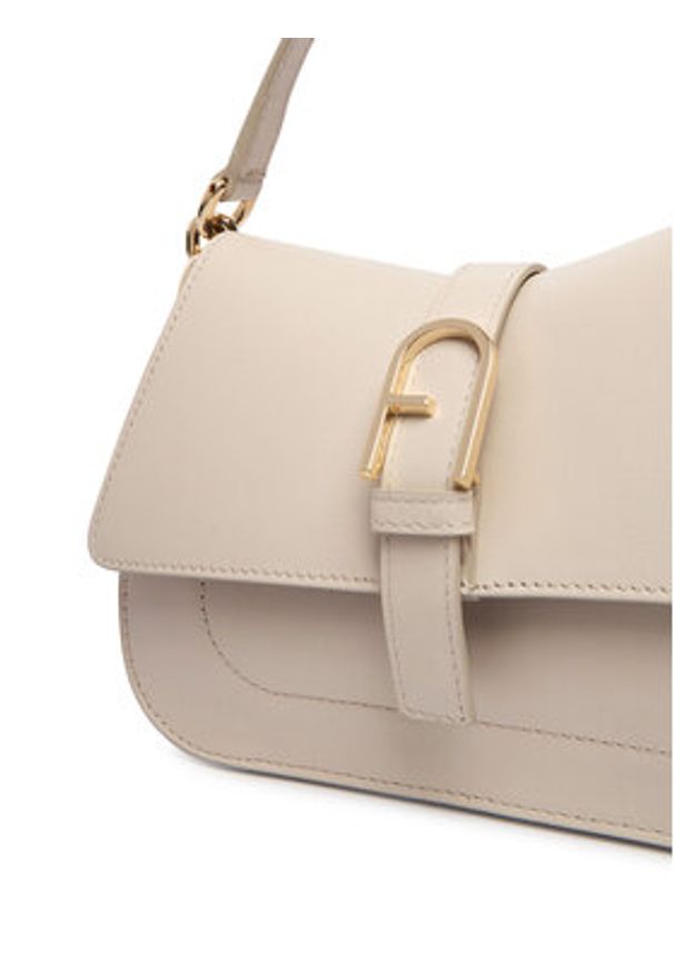 Furla Torebka Flow Mini WB01032 BX2045 BG 4556S Brązowy. Kolor: brązowy. Materiał: skórzane