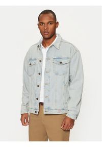 Guess Kurtka jeansowa M4BN38 D5DO1 Niebieski Regular Fit. Kolor: niebieski. Materiał: jeans, bawełna