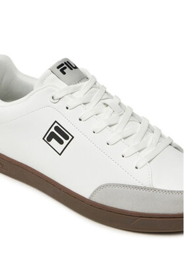 Fila Sneakersy Courtbay FFM0365.13036 Biały. Kolor: biały. Materiał: skóra