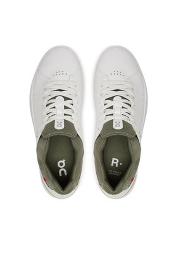 On Buty do biegania The Roger Advantage 3MD10641528 Biały. Kolor: biały. Materiał: skóra