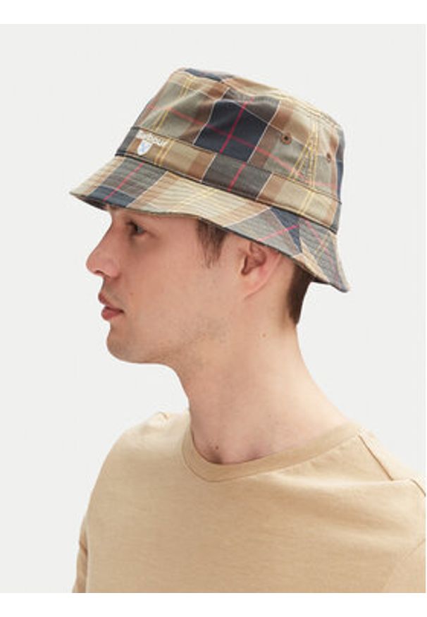 Barbour Kapelusz Tartan MHA0618TN11 Zielony. Kolor: zielony. Materiał: bawełna, materiał