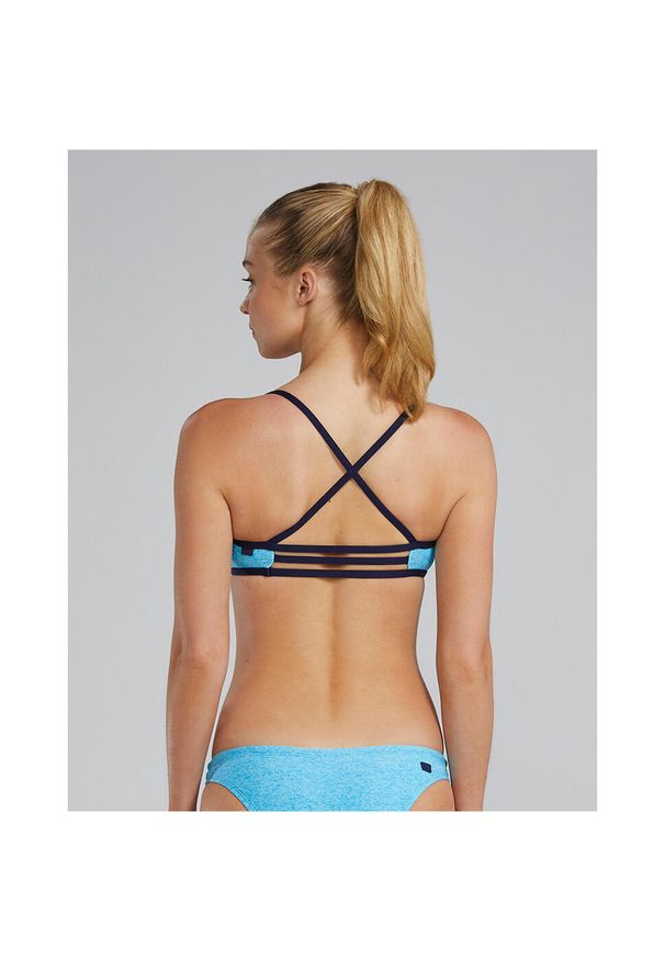 Góra bikini damskie TYR Trinity Top - Lapped. Kolor: niebieski