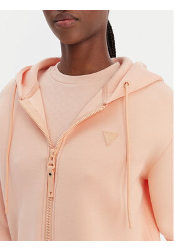 Guess Bluza V3RQ11 K7UW2 Pomarańczowy Regular Fit. Kolor: pomarańczowy. Materiał: wiskoza